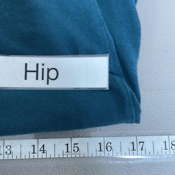 Velvet Nordstrom Midi Dress Sheath Long Sleeve V Neck Blue Size Small S - Picture 15 of 16